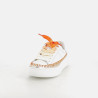Baskets en cuir blan JB Martin
